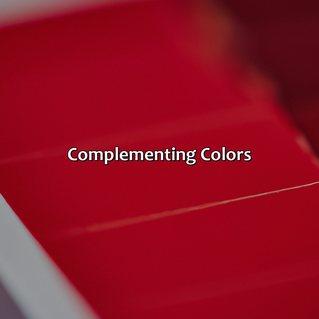 Complementing Colors  - What Color Matches With Red, 
