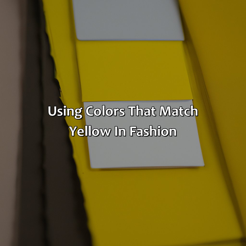 Using Colors That Match Yellow In Fashion  - What Color Matches Yellow, 