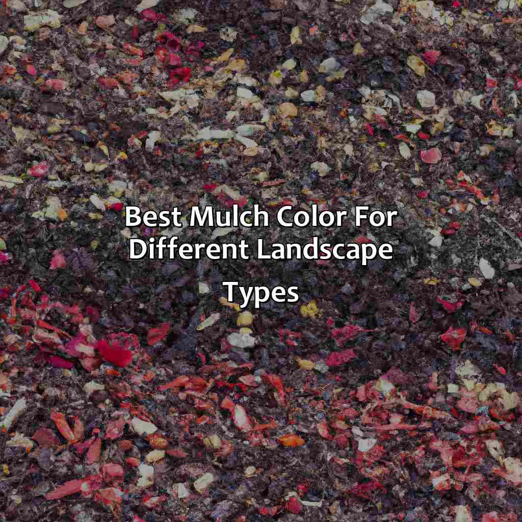 Best Mulch Color For Different Landscape Types  - What Color Mulch To Use, 