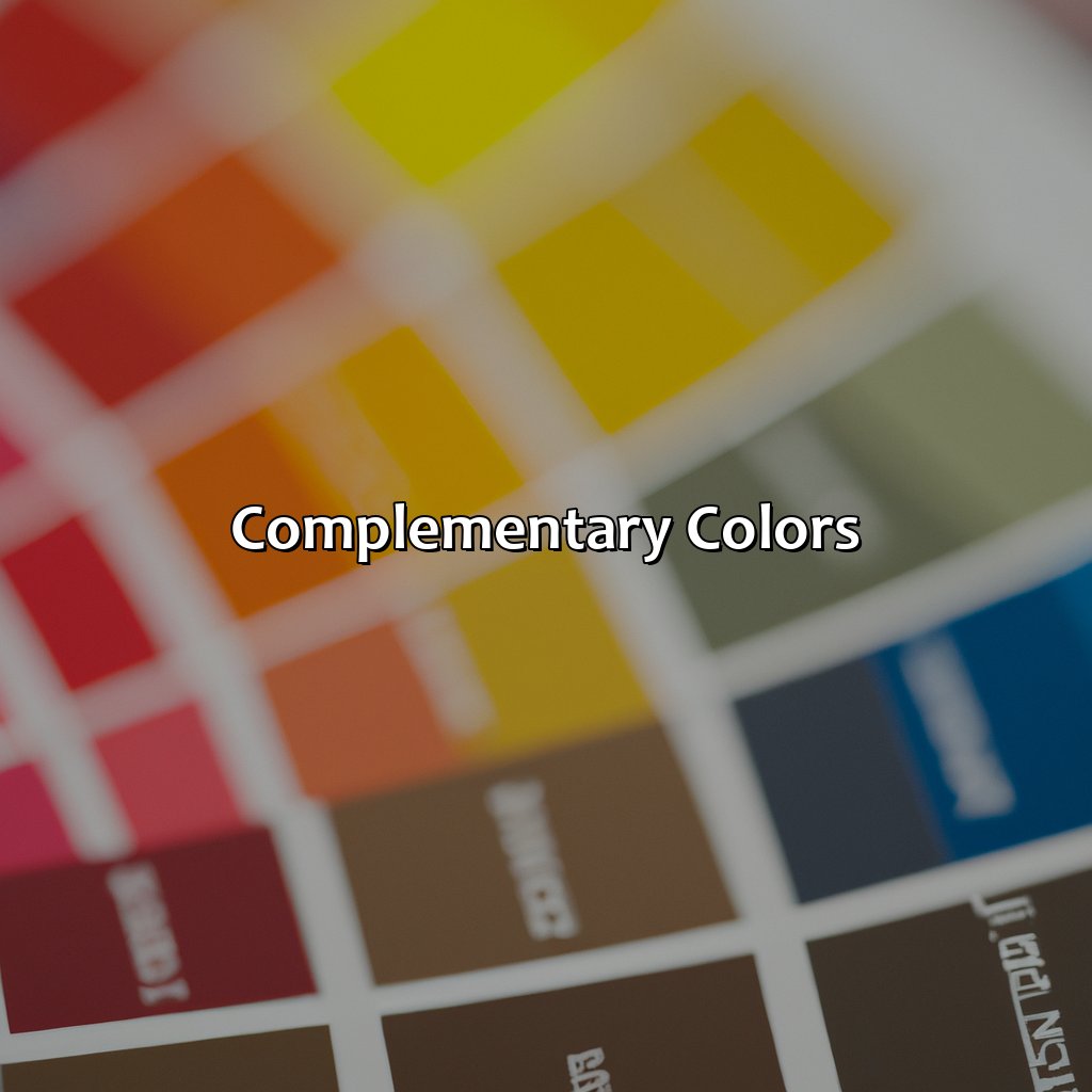 Complementary Colors  - What Color Neutralizes Red, 