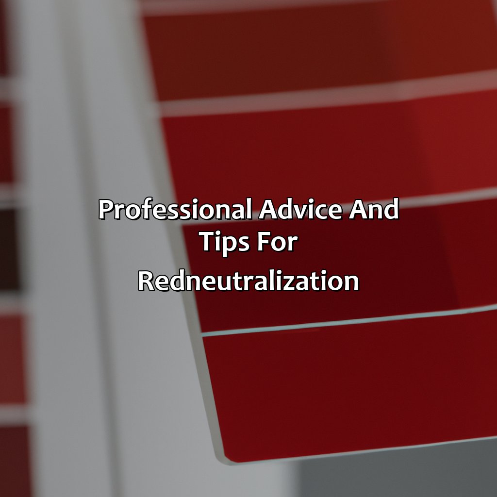 Professional Advice And Tips For Red-Neutralization  - What Color Neutralizes Red, 
