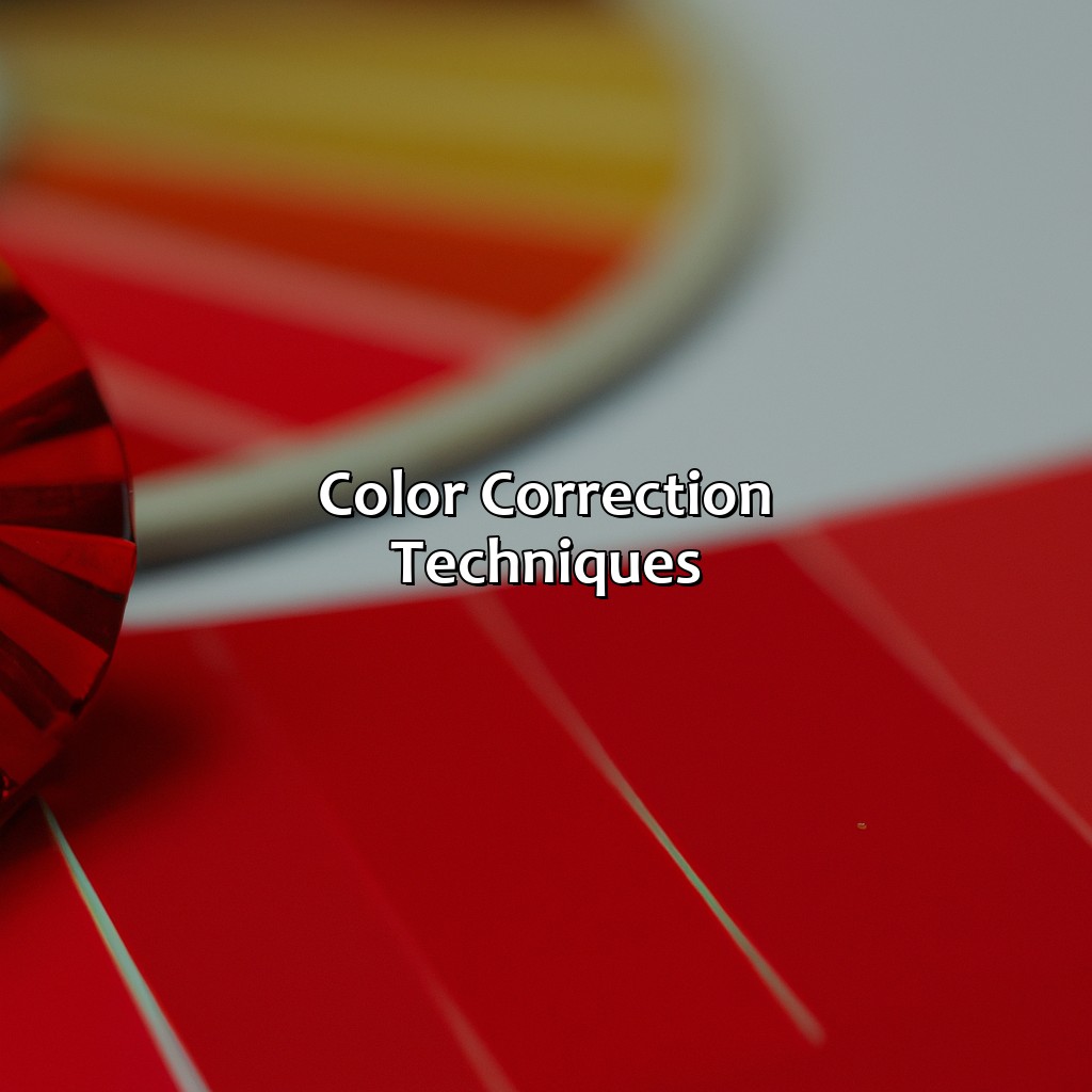 Color Correction Techniques  - What Color Neutralizes Red, 