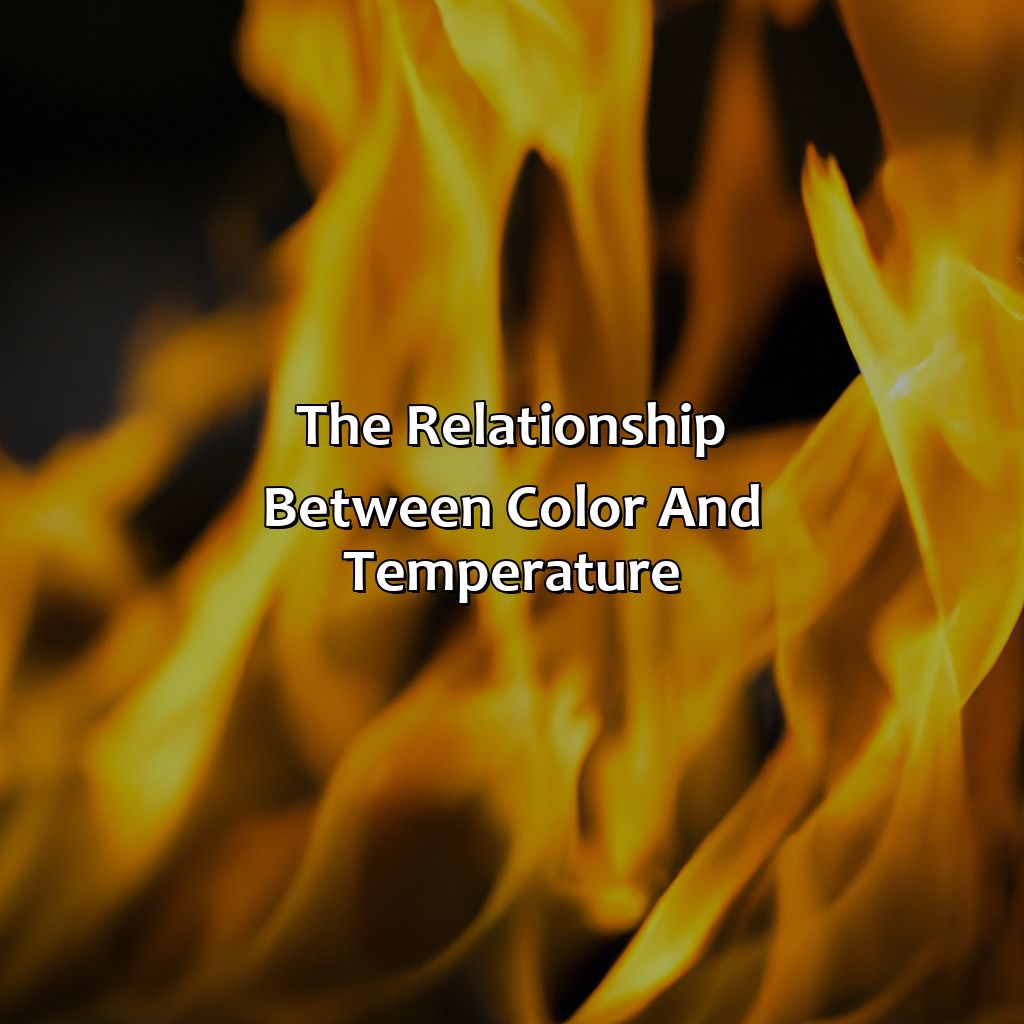The Relationship Between Color And Temperature  - What Color Of Fire Is The Hottest, 