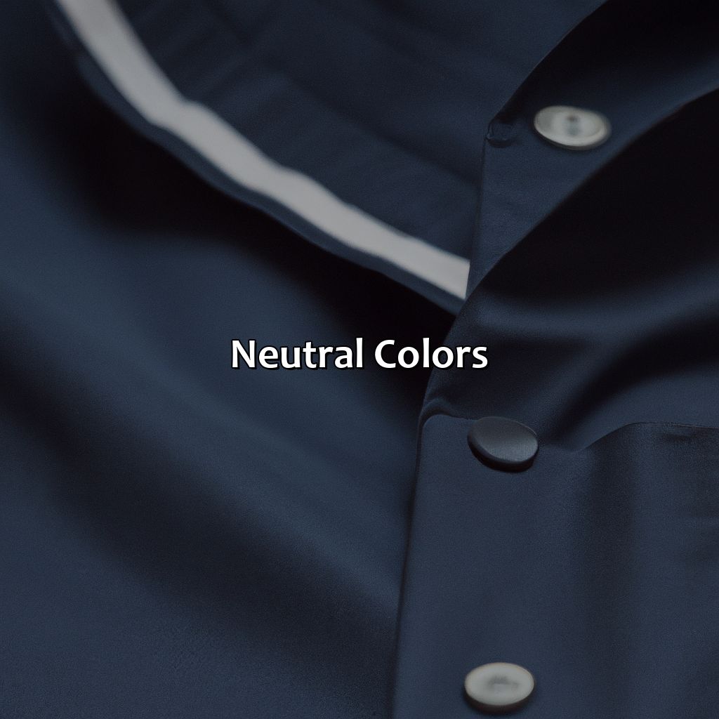 Neutral Colors  - What Color Pants To Wear With Navy Shirt, 