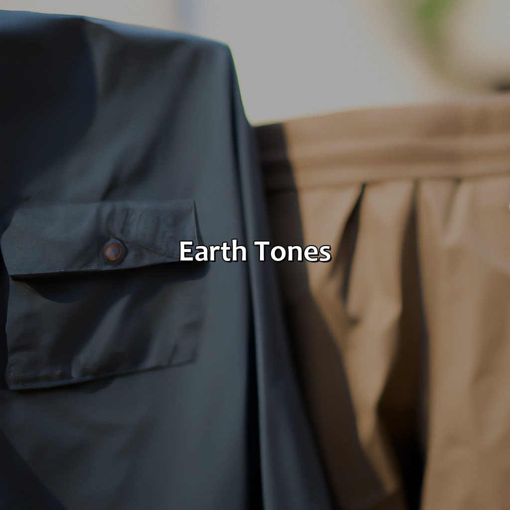 Earth Tones  - What Color Pants To Wear With Navy Shirt, 