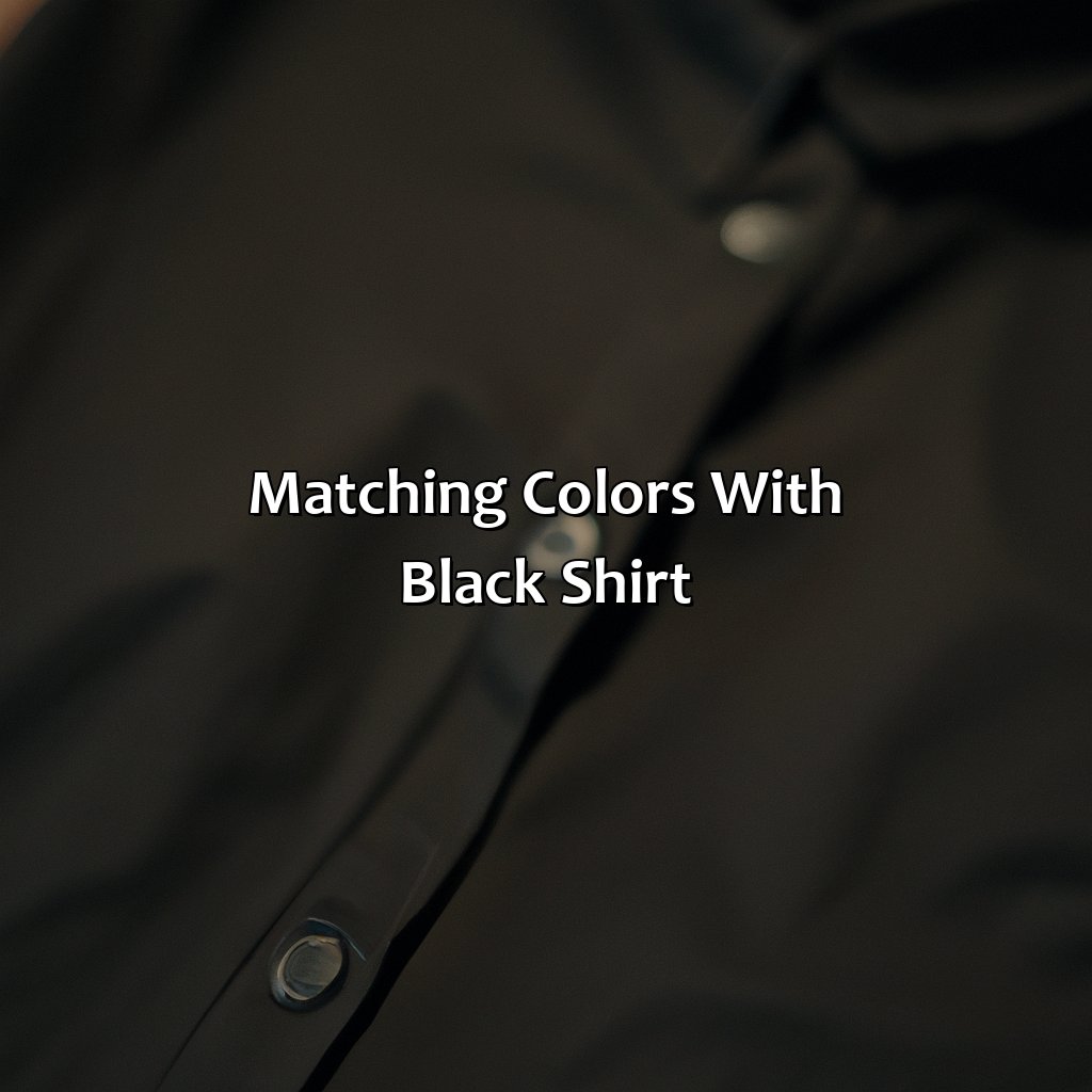 Matching Colors With Black Shirt  - What Color Pants With Black Shirt, 