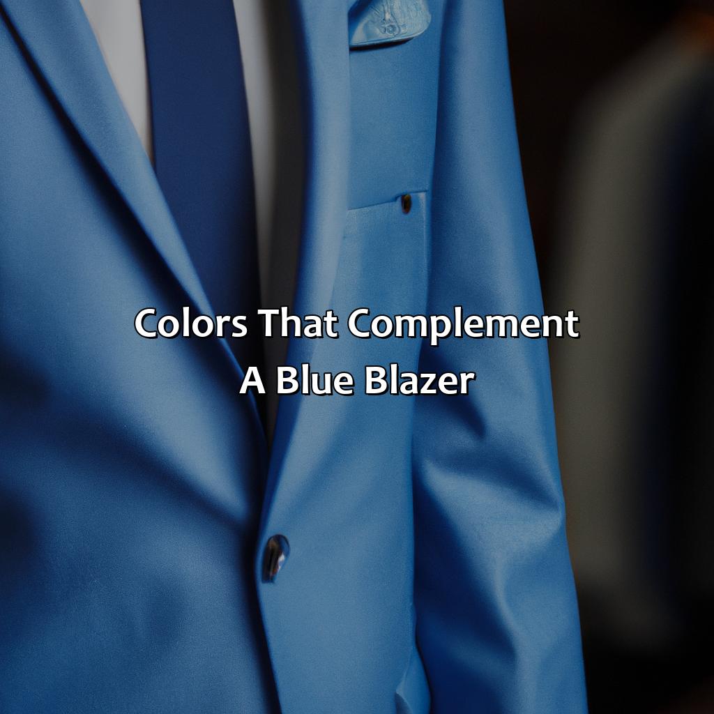 Colors That Complement A Blue Blazer  - What Color Pants With Blue Blazer, 