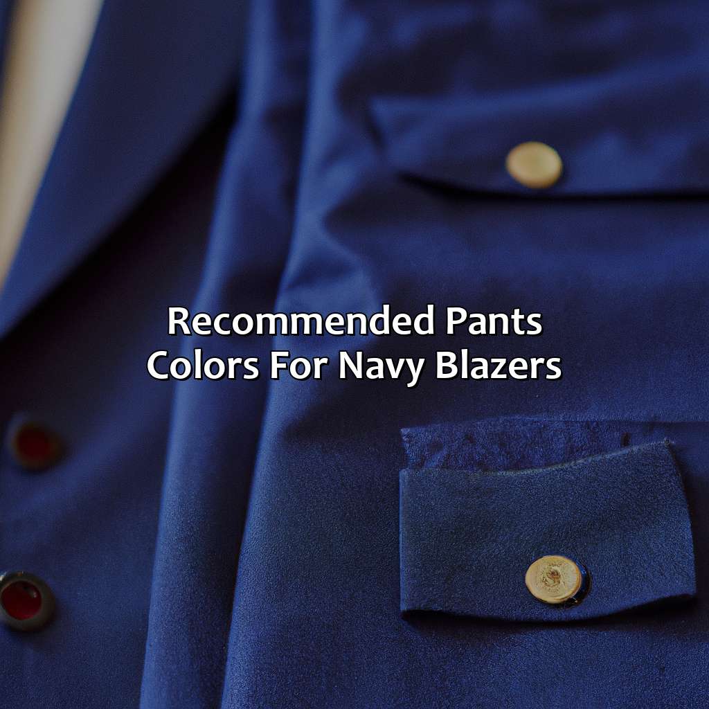 Recommended Pants Colors For Navy Blazers  - What Color Pants With Navy Blazer, 
