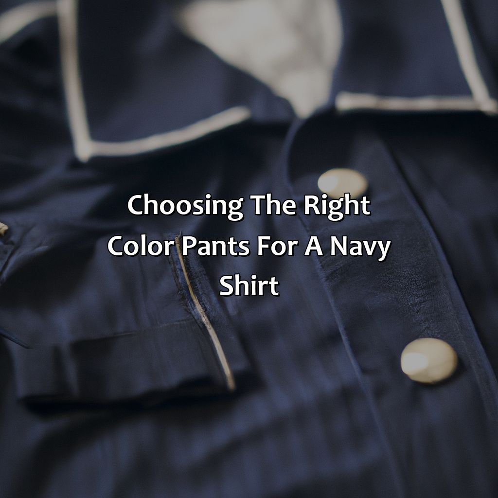 Choosing The Right Color Pants For A Navy Shirt  - What Color Pants With Navy Shirt, 
