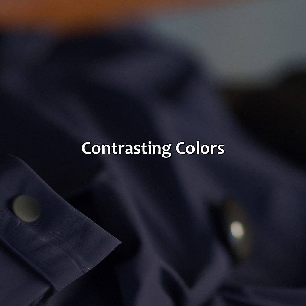 Contrasting Colors - What Color Pants With Navy Shirt, 