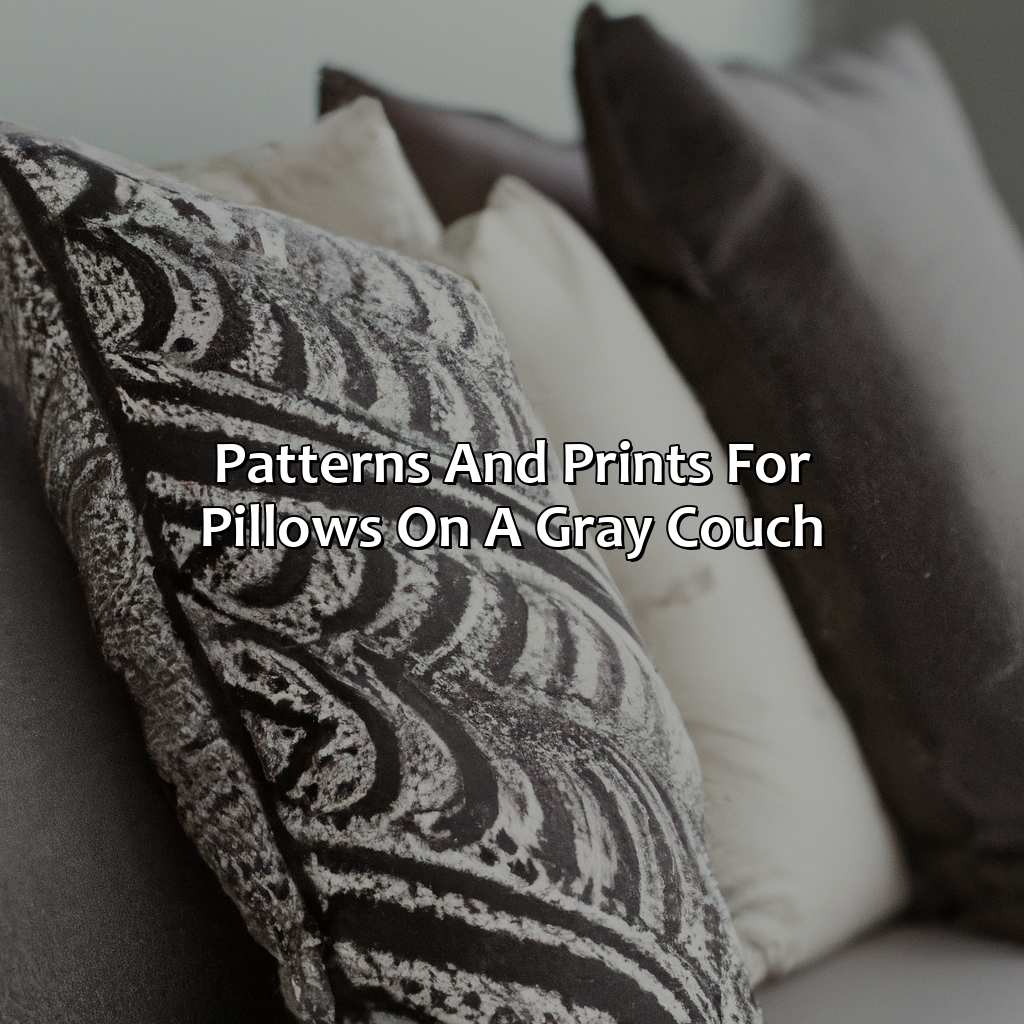 Patterns And Prints For Pillows On A Gray Couch  - What Color Pillows For Gray Couch, 