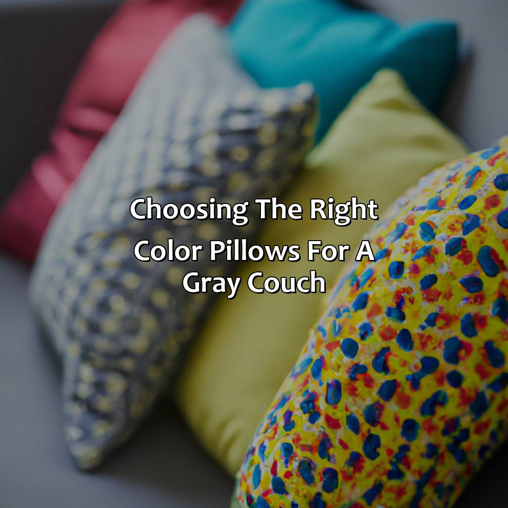 Choosing The Right Color Pillows For A Gray Couch  - What Color Pillows For Gray Couch, 