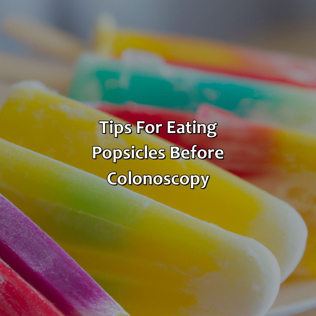 Tips For Eating Popsicles Before Colonoscopy  - What Color Popsicles Before Colonoscopy, 