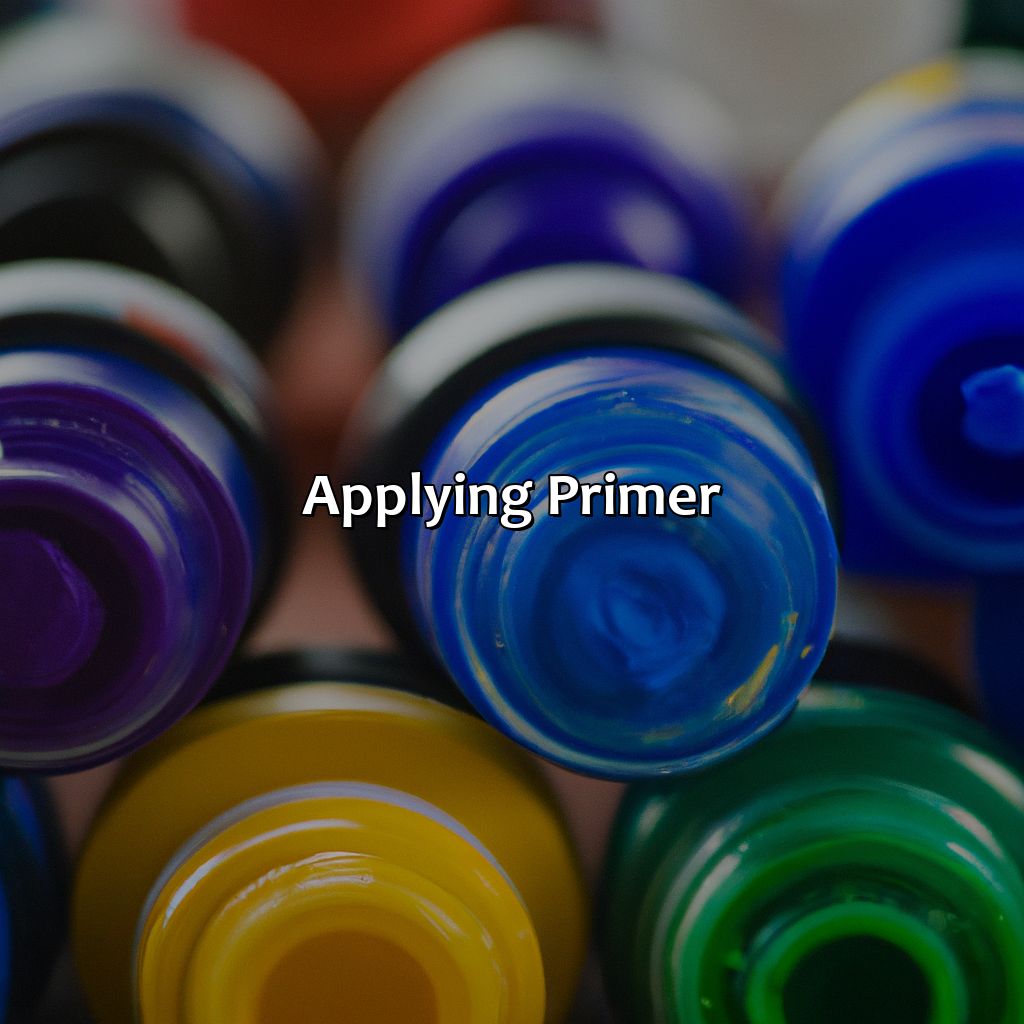 Applying Primer  - What Color Primer To Use, 