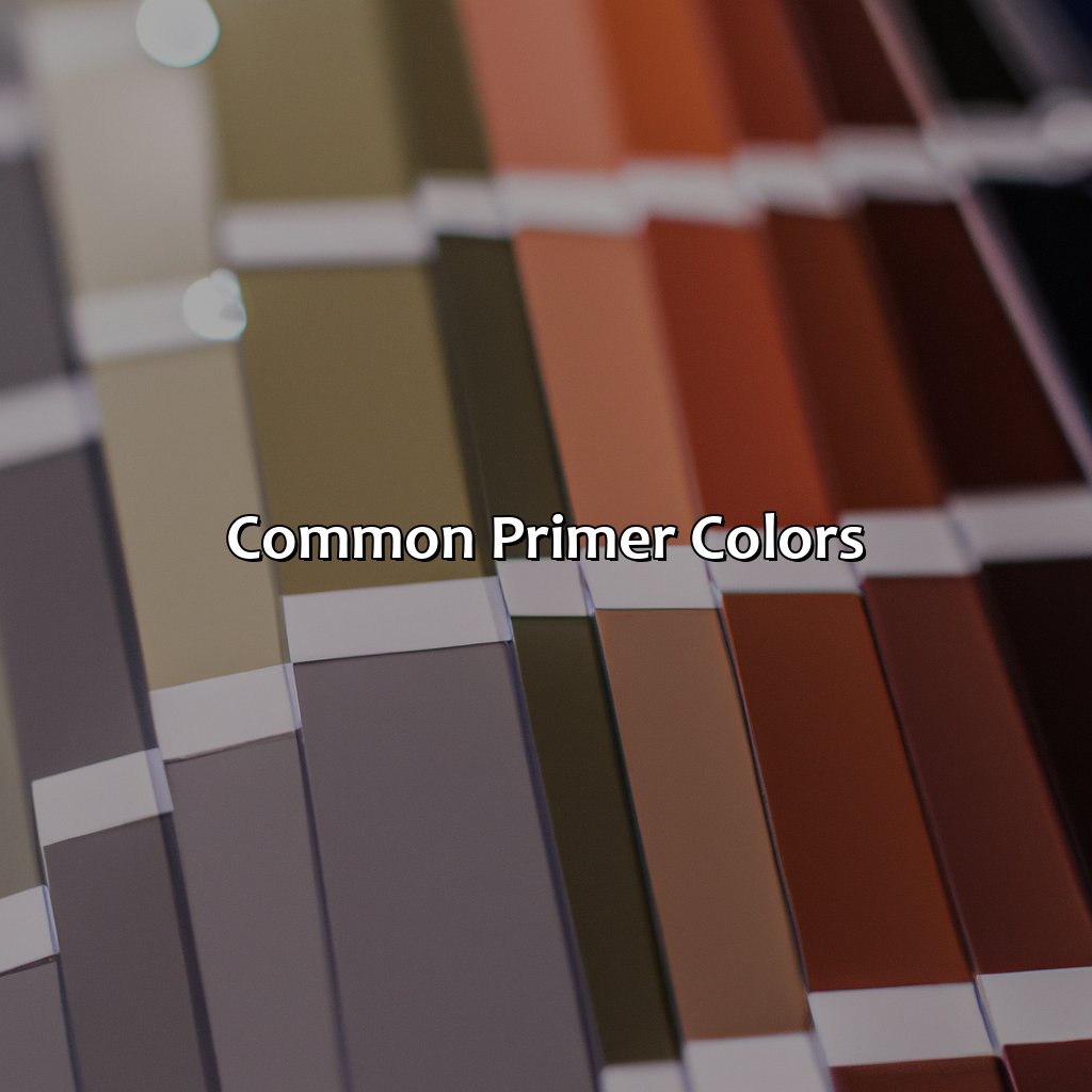 Common Primer Colors  - What Color Primer To Use, 