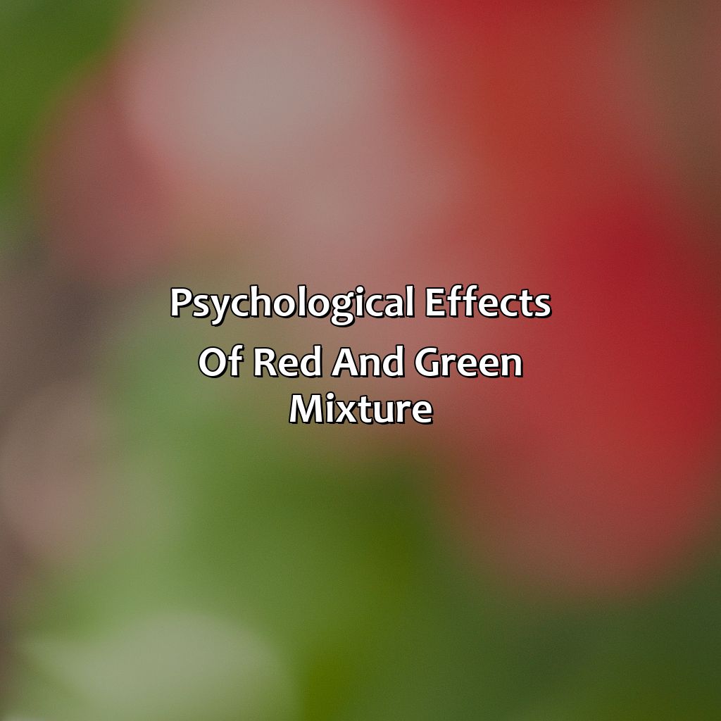 Psychological Effects Of Red And Green Mixture  - What Color Red And Green Make, 