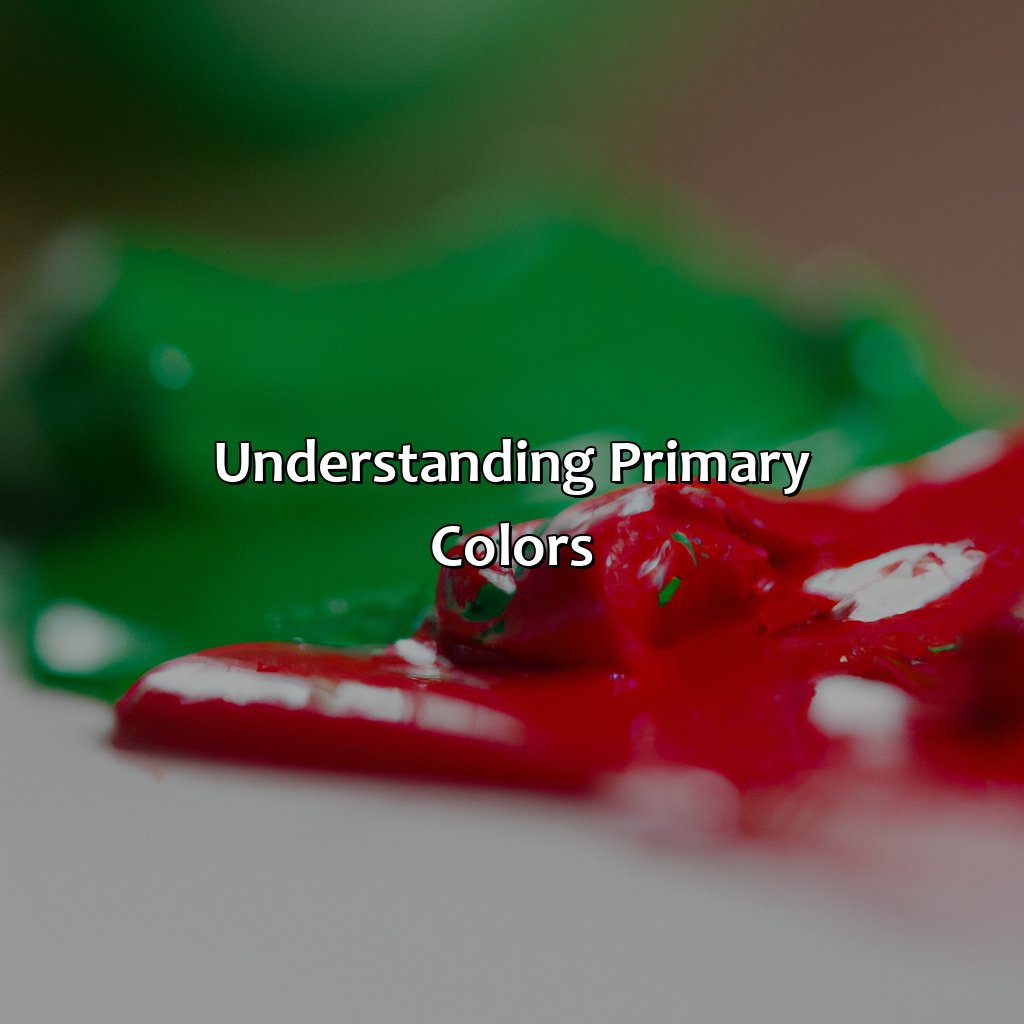 Understanding Primary Colors  - What Color Red And Green Make, 