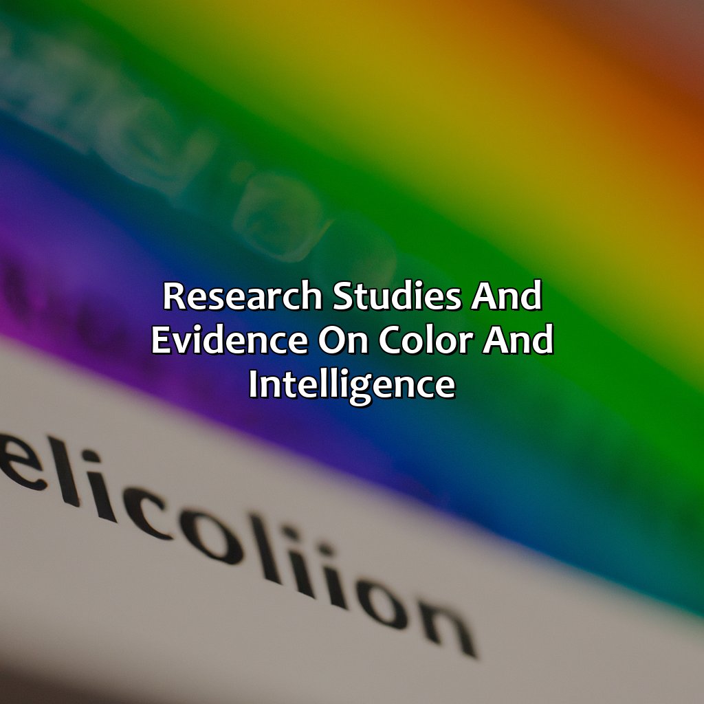 Research Studies And Evidence On Color And Intelligence  - What Color Represents Intelligence, 