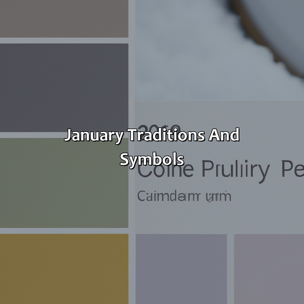 January Traditions And Symbols  - What Color Represents January, 