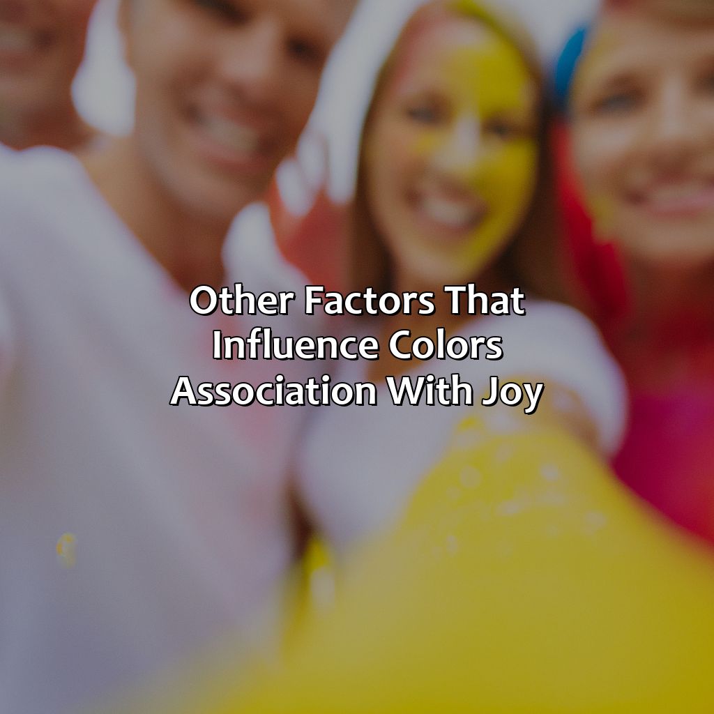 Other Factors That Influence Color