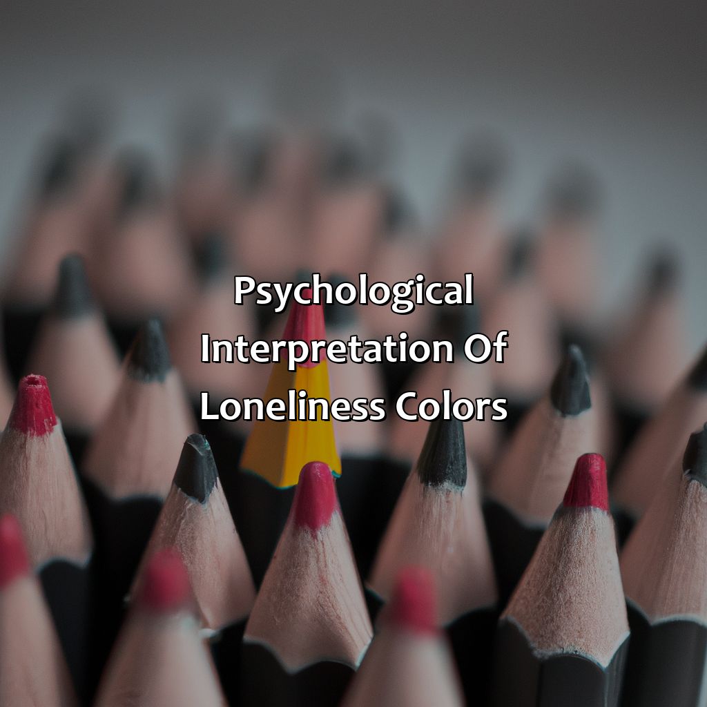 Psychological Interpretation Of Loneliness Colors  - What Color Represents Loneliness, 