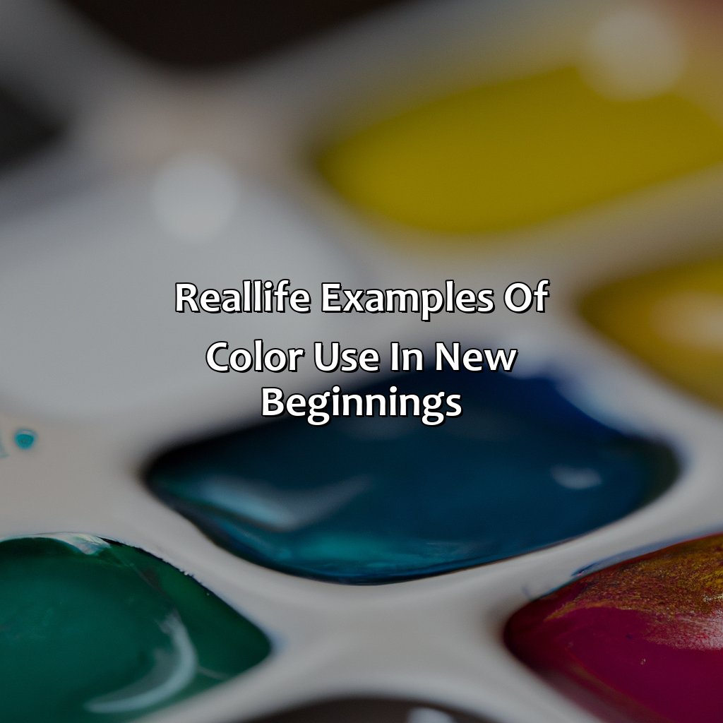 Real-Life Examples Of Color Use In New Beginnings  - What Color Represents New Beginnings, 