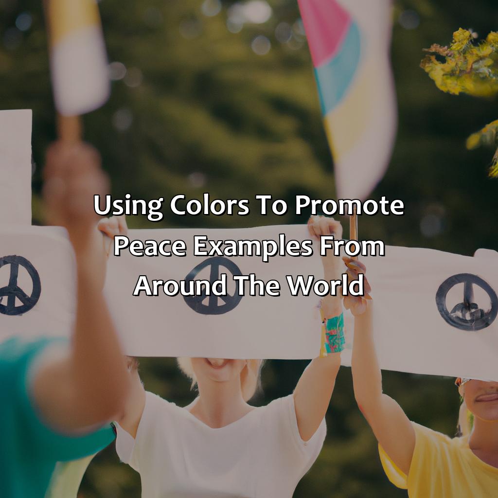 Using Colors To Promote Peace: Examples From Around The World  - What Color Represents Peace, 