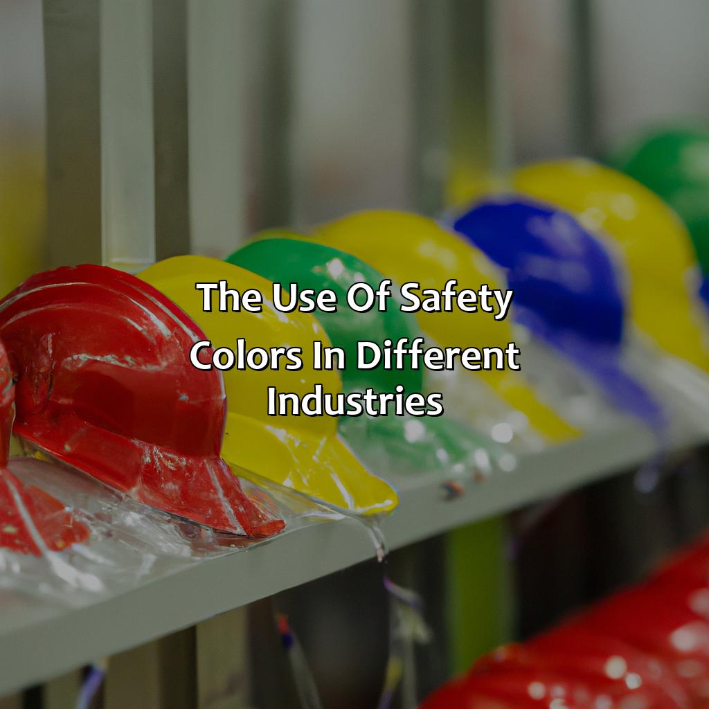 The Use Of Safety Colors In Different Industries  - What Color Represents Safety, 