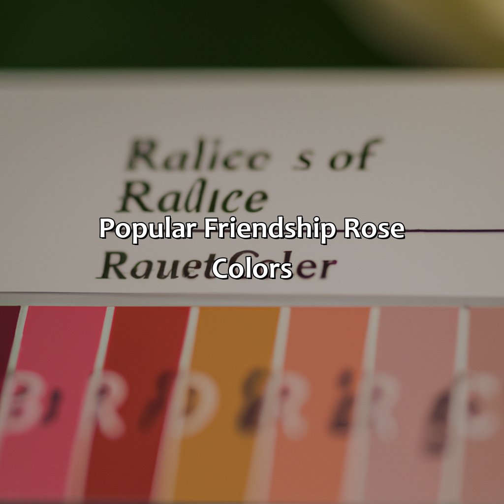 Popular Friendship Rose Colors  - What Color Rose Means Friendship, 