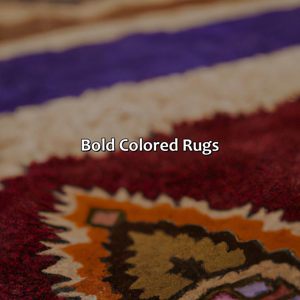 Bold Colored Rugs  - What Color Rug Should I Get, 
