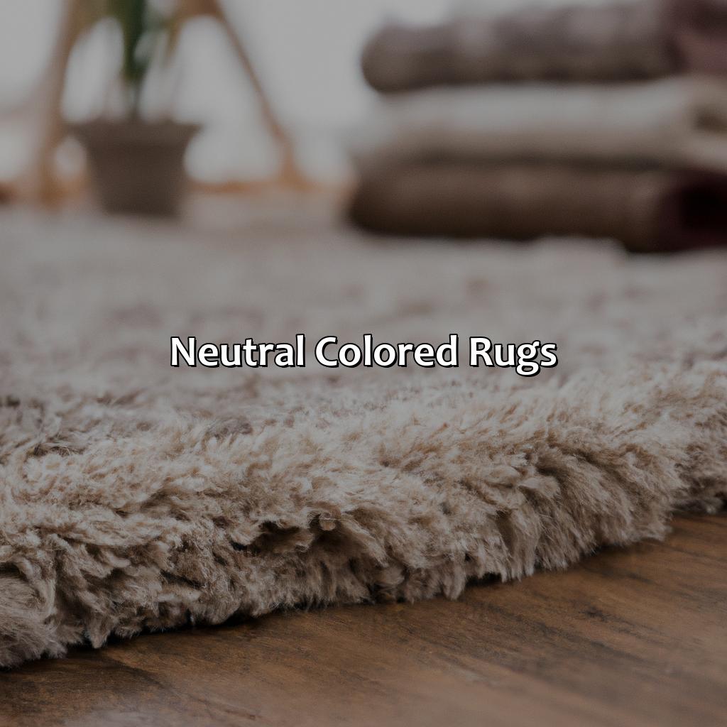 Neutral Colored Rugs  - What Color Rug Should I Get, 