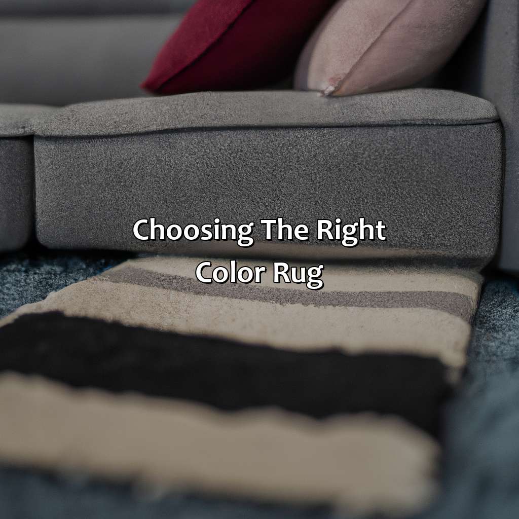 Choosing The Right Color Rug  - What Color Rug With Grey Couch, 