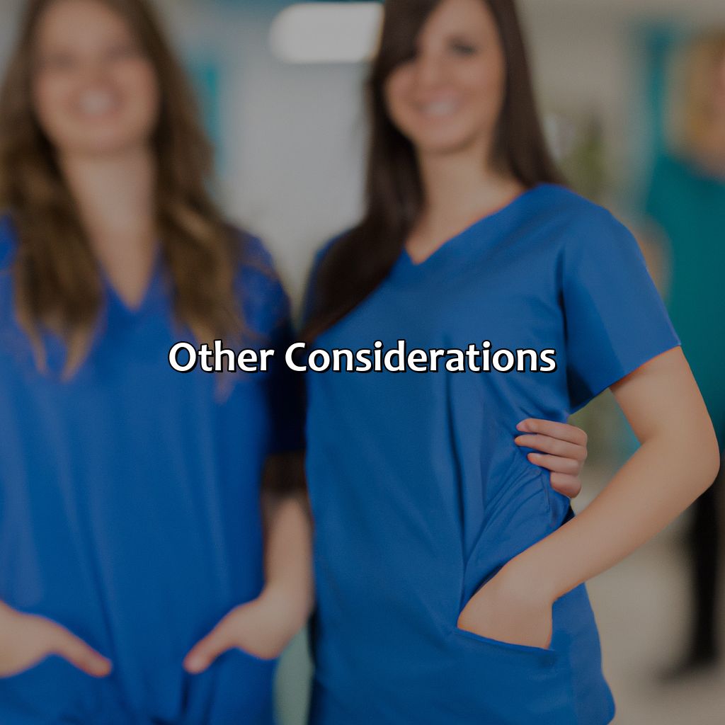 Other Considerations  - What Color Scrubs Do Medical Assistants Wear, 