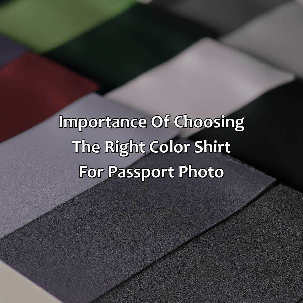 Importance Of Choosing The Right Color Shirt For Passport Photo  - What Color Shirt For Passport Photo, 