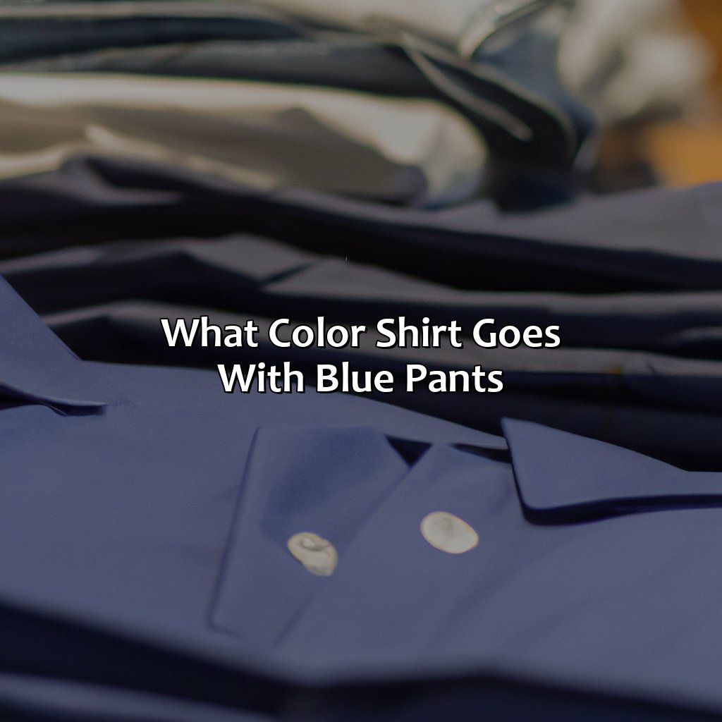 What Color Shirt Goes With Blue Pants - colorscombo.com