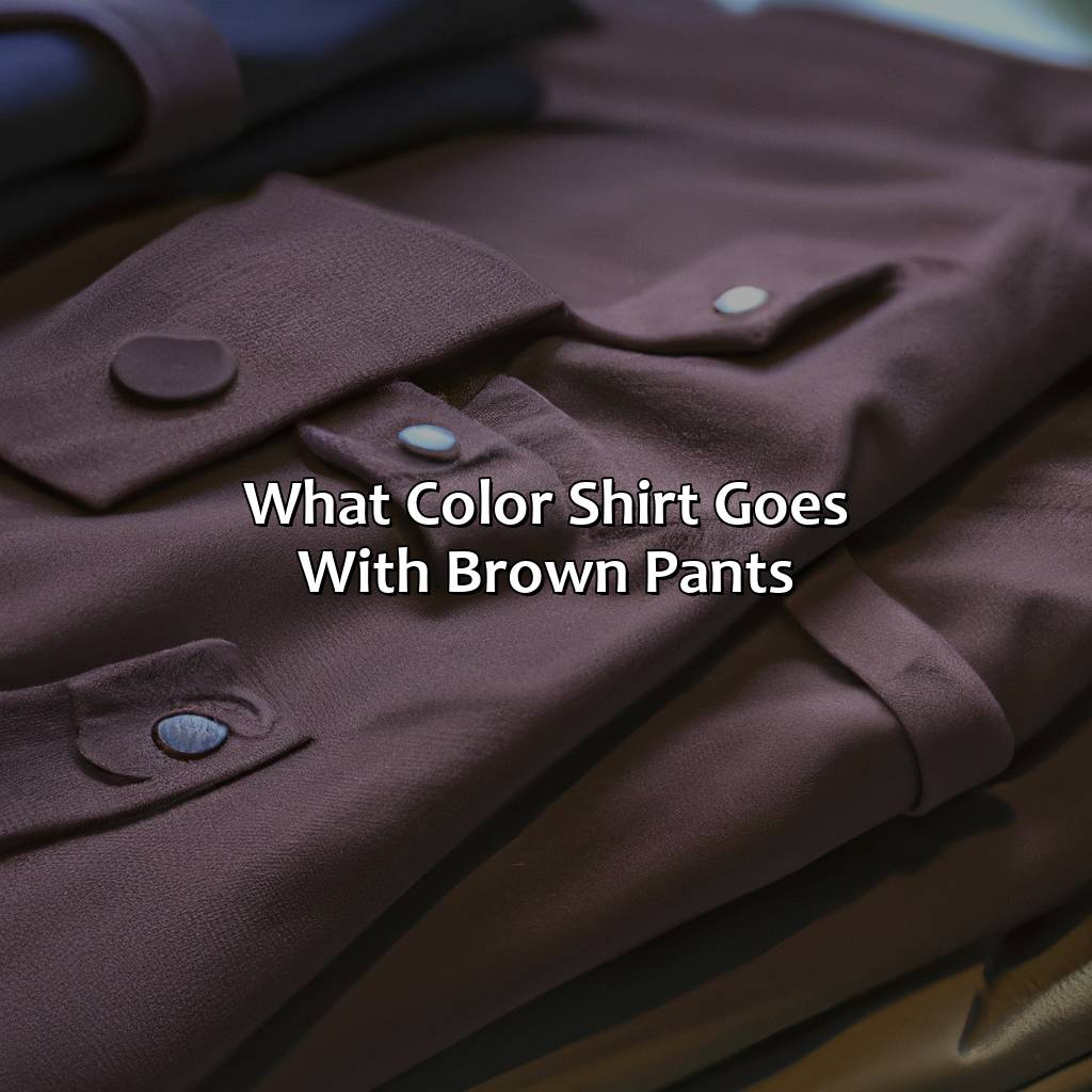 What Color Shirt Goes With Brown Pants - colorscombo.com