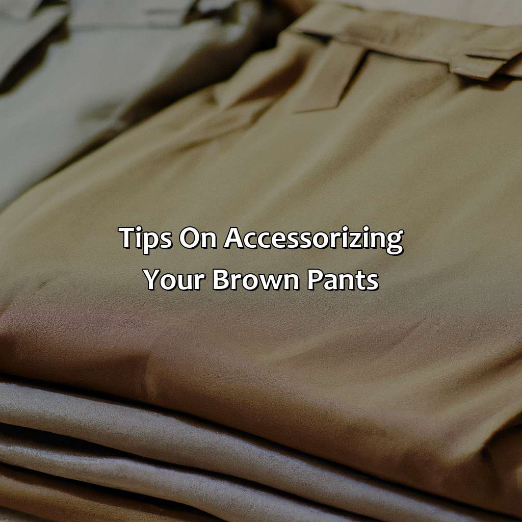 Tips On Accessorizing Your Brown Pants  - What Color Shirt Goes With Brown Pants, 