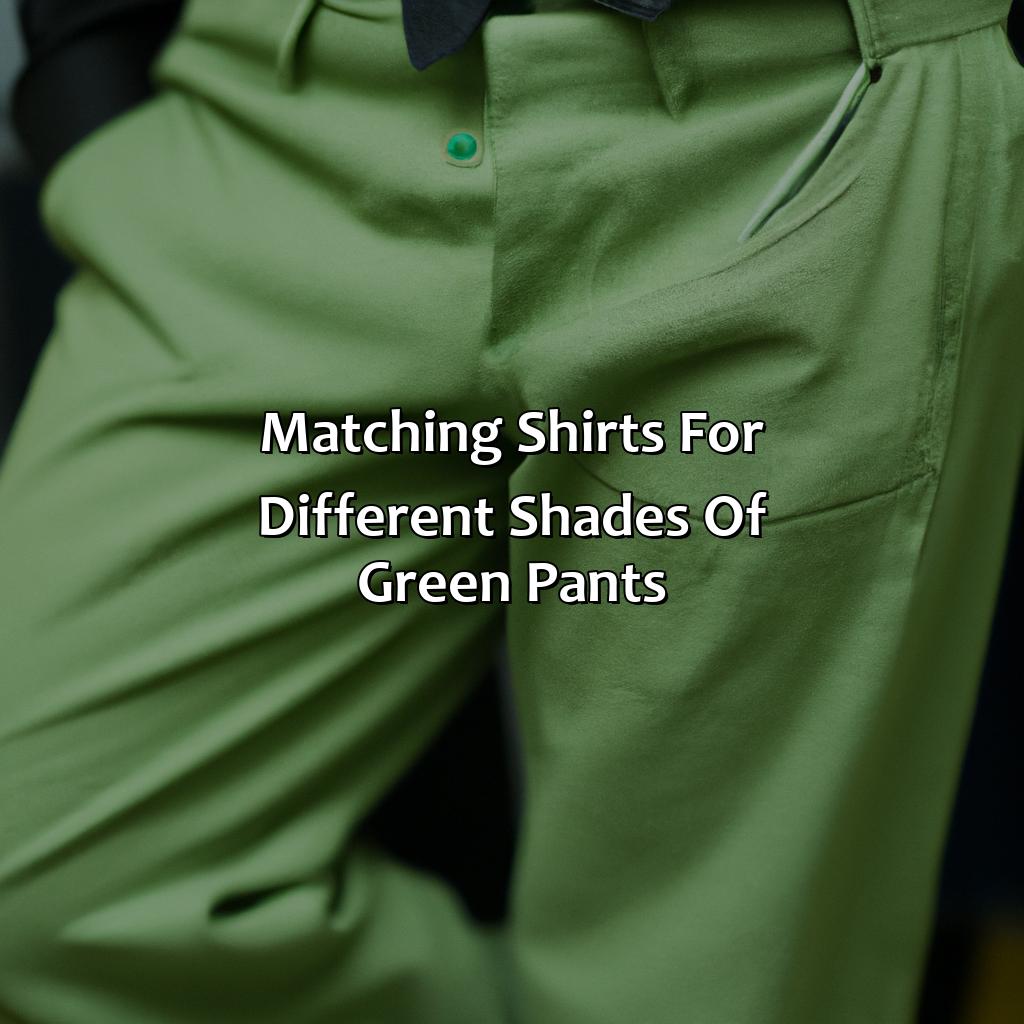 Matching Shirts For Different Shades Of Green Pants  - What Color Shirt Goes With Green Pants, 
