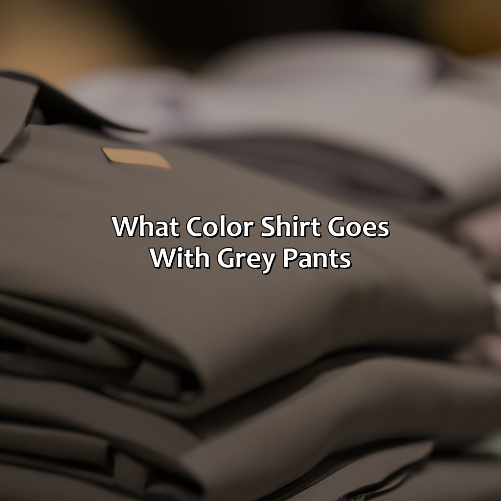 What Color Shirt Goes With Grey Pants - colorscombo.com