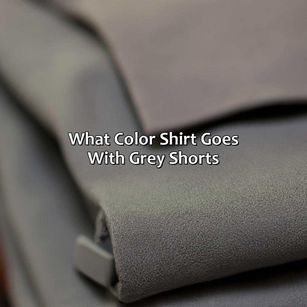 What Color Shirt Goes With Grey Shorts - colorscombo.com