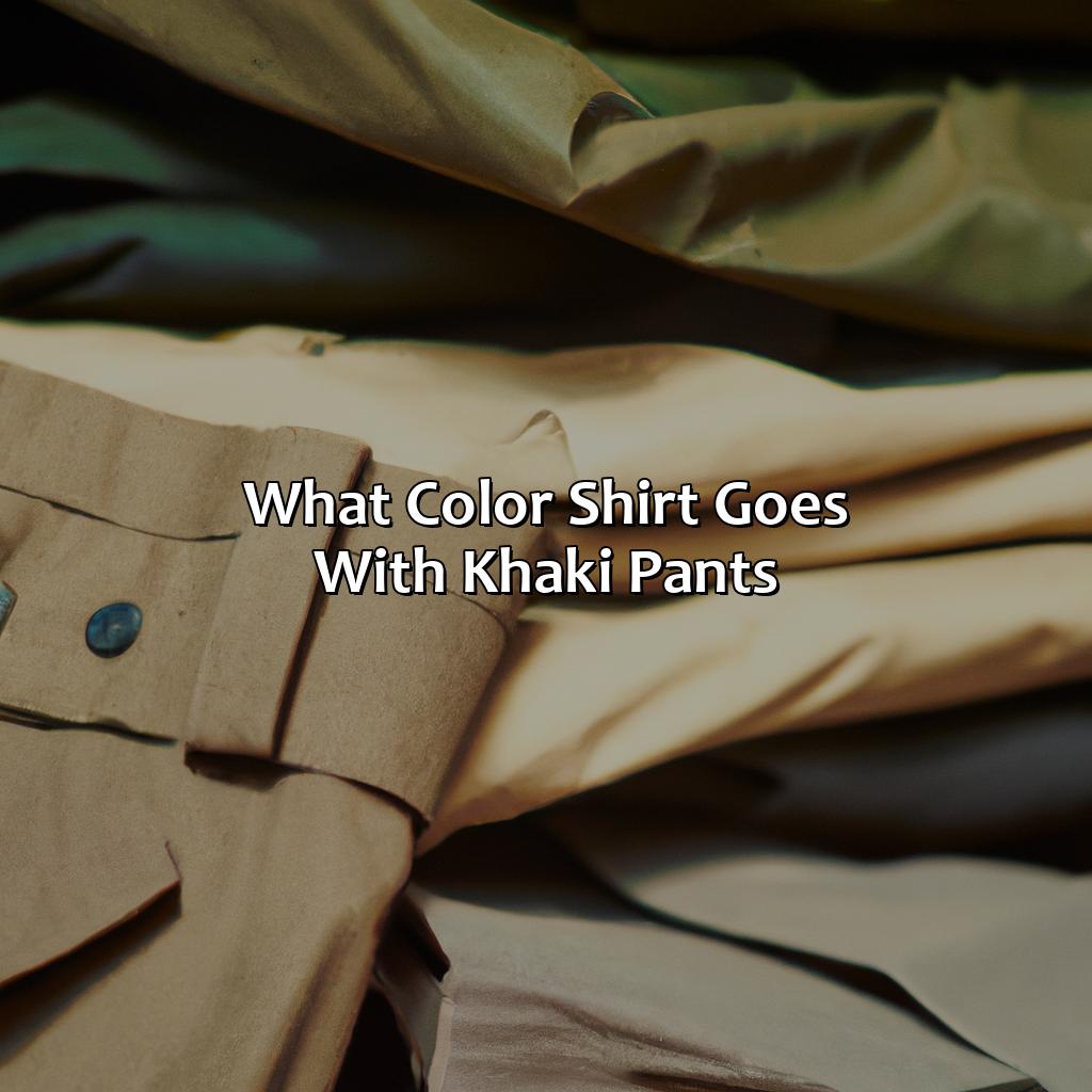 What Color Shirt Goes With Khaki Pants - colorscombo.com
