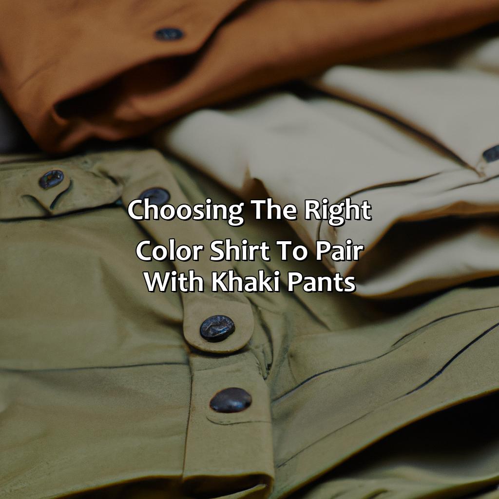 Choosing The Right Color Shirt To Pair With Khaki Pants  - What Color Shirt Goes With Khaki Pants Female, 