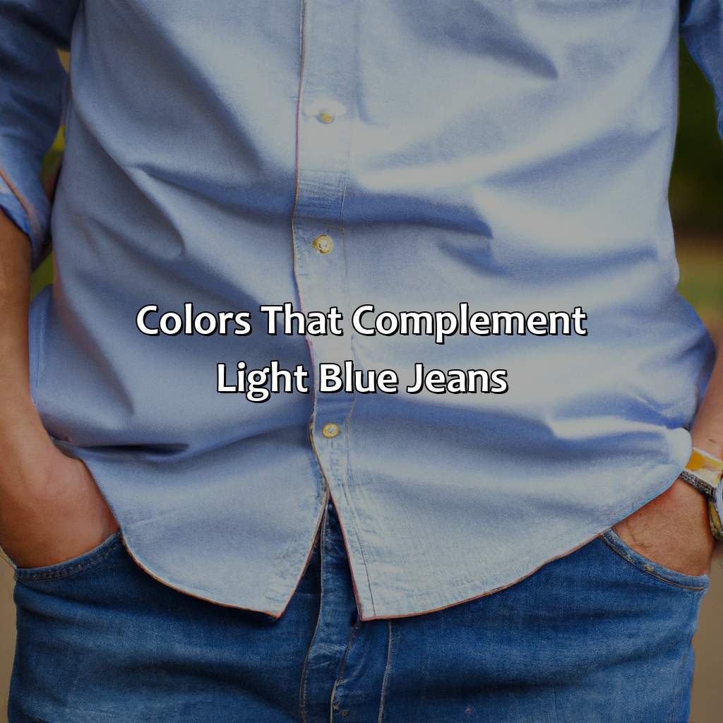 What Color Shirt Goes With Light Blue Jeans - colorscombo.com
