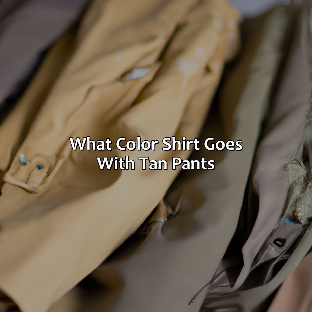 What Color Shirt Goes With Tan Pants - colorscombo.com