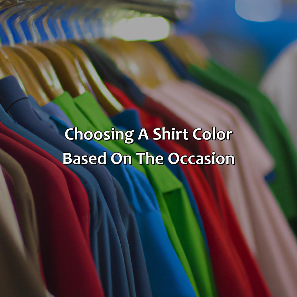 Choosing A Shirt Color Based On The Occasion  - What Color Shirt Goes With Tan Pants, 