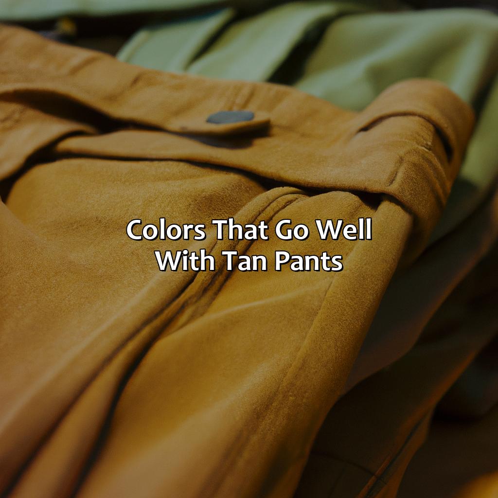 Colors That Go Well With Tan Pants  - What Color Shirt Goes With Tan Pants, 