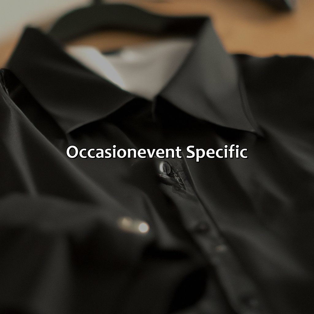Occasion/Event Specific  - What Color Shirt With Black Pants, 