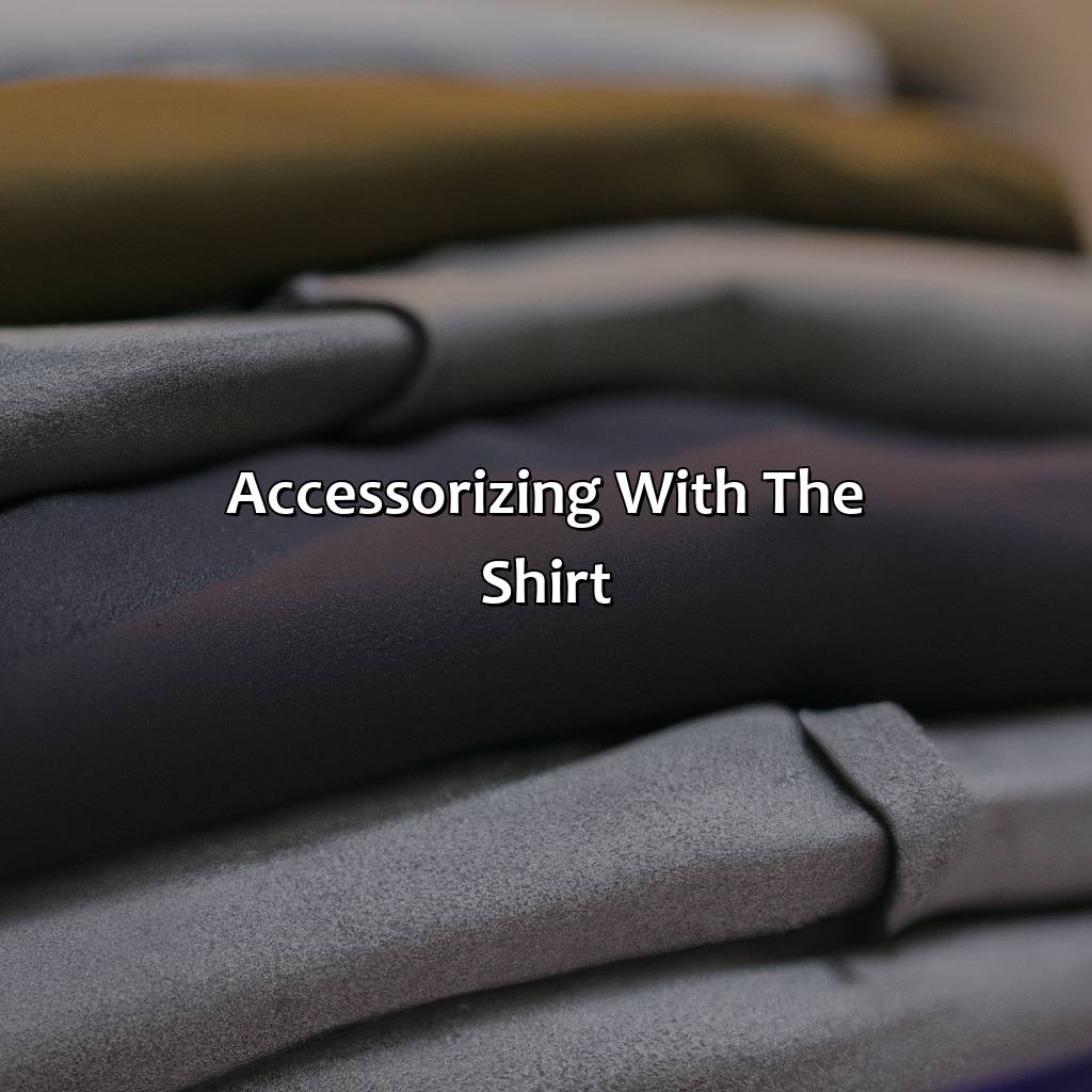 Accessorizing With The Shirt  - What Color Shirt With Grey Pants, 