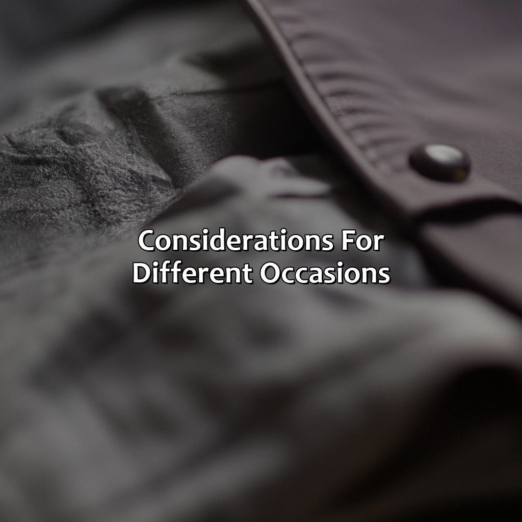 Considerations For Different Occasions  - What Color Shirt With Grey Pants, 