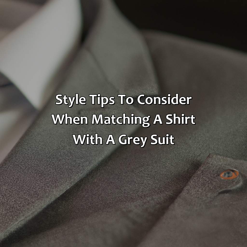 Style Tips To Consider When Matching A Shirt With A Grey Suit  - What Color Shirt With Grey Suit, 